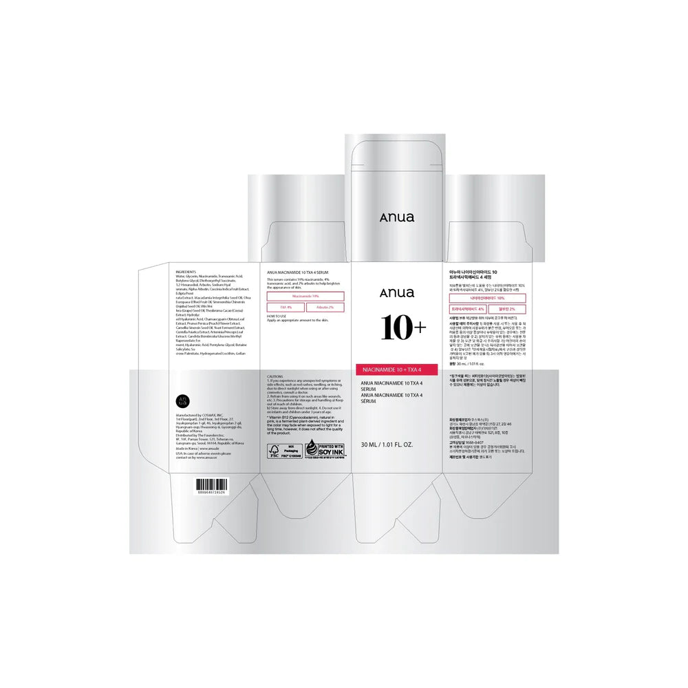 Niacinamide 10% + TXA 4% Serum 30ML