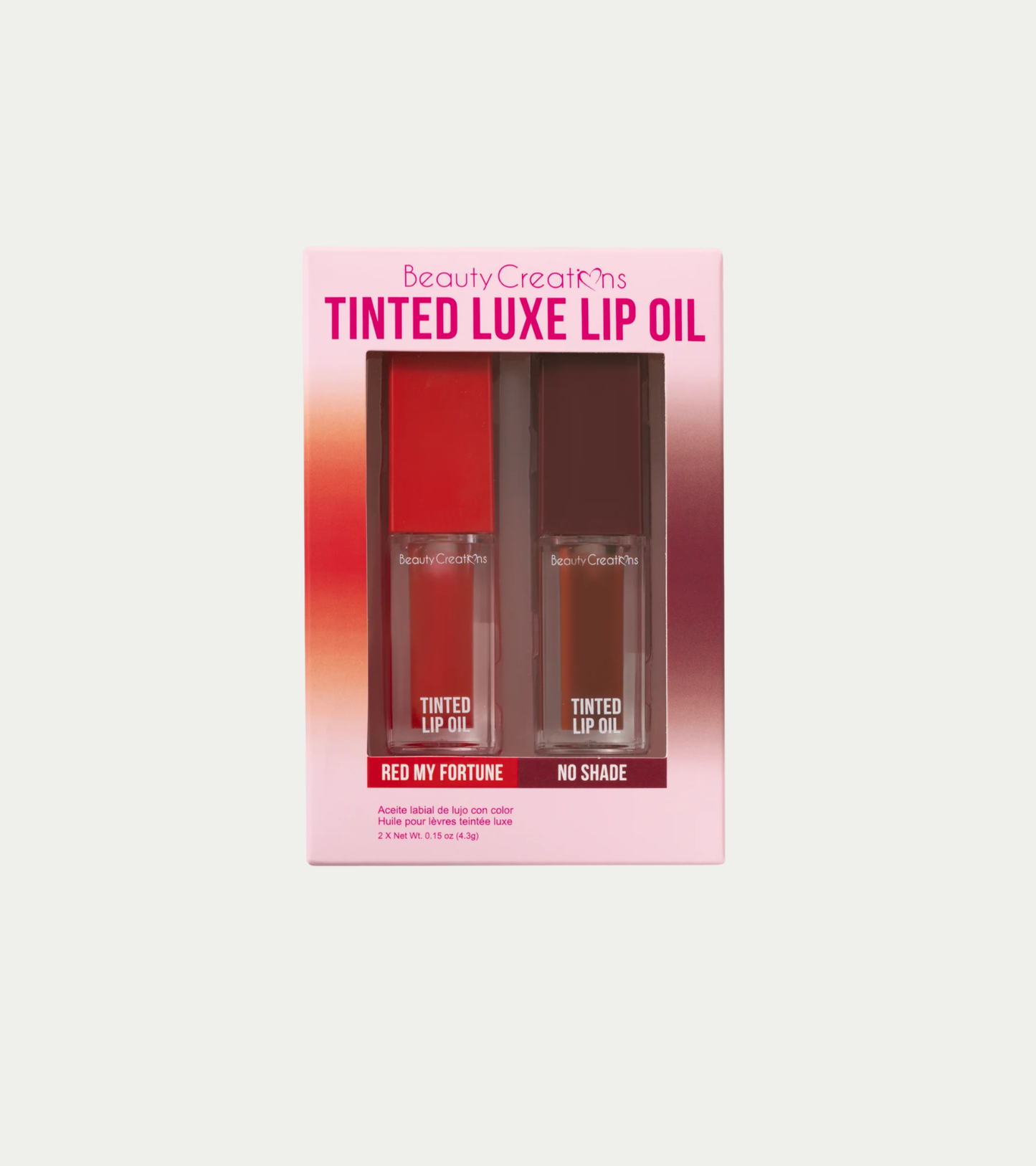 Tinted Luxe lip oil duo